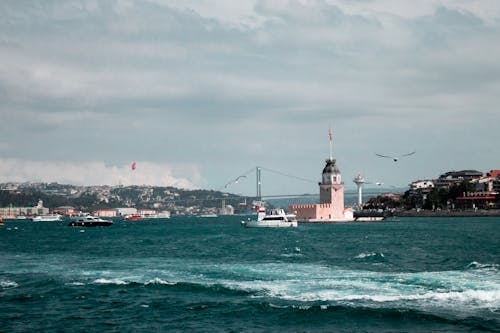伊斯坦堡, 划船, 博斯普鲁斯海峡 的 免费素材图片