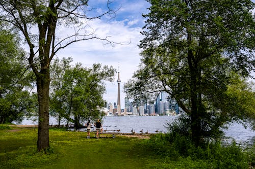 Toronto from an Island in Lake Ontario