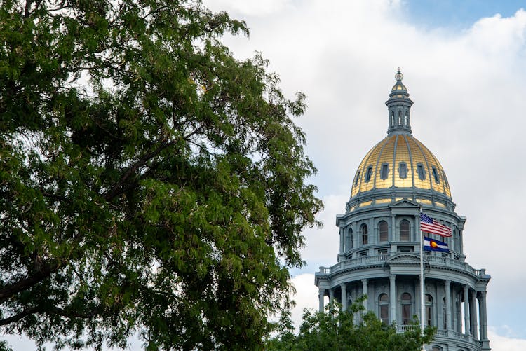 Colorado State Capitol In Denver