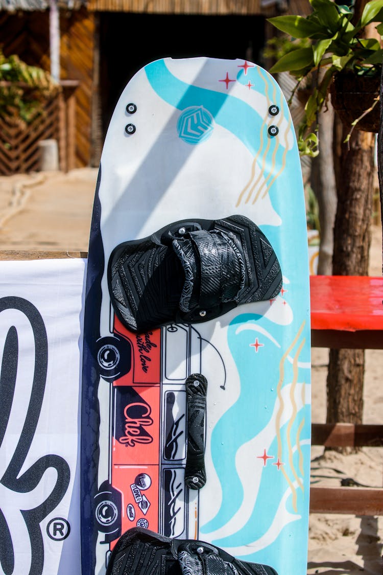 Kitesurfing Board On A Beach