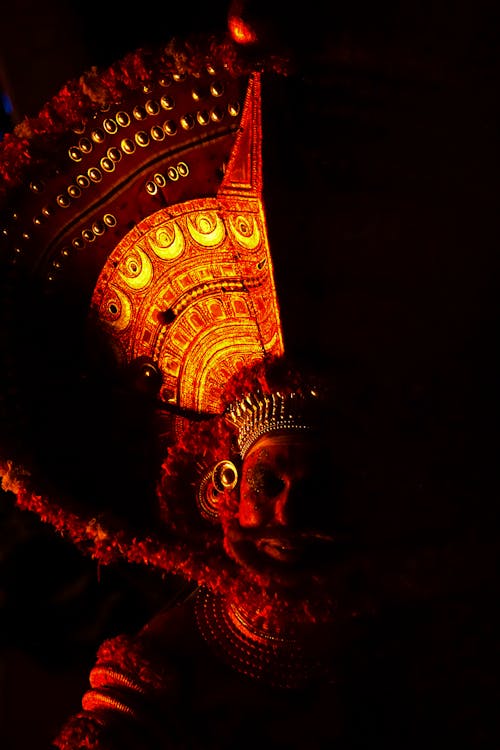 Foto profissional grátis de fundo preto e vermelho, kerala, religioso
