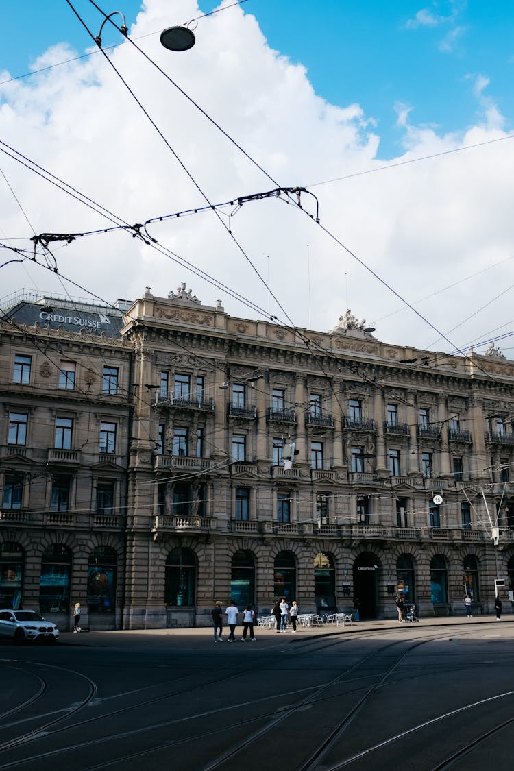 Credit Suisse Bank Building In Zurich, Switzerland