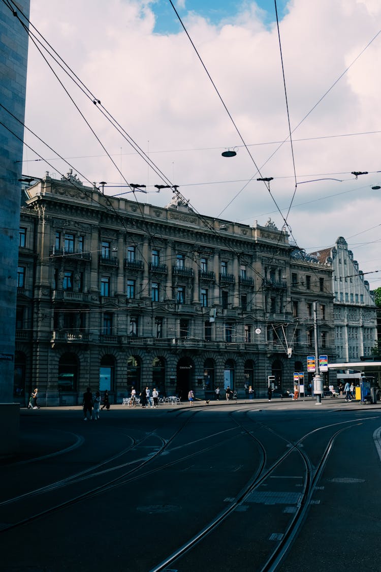 Credit Suisse Bank Building In Zurich, Switzerland