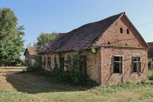 Abandoned Rural Brick House