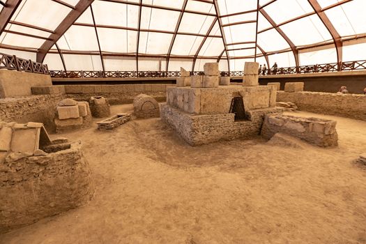 Explore the preserved ancient Roman ruins at the Viminacium archaeological site in Serbia.