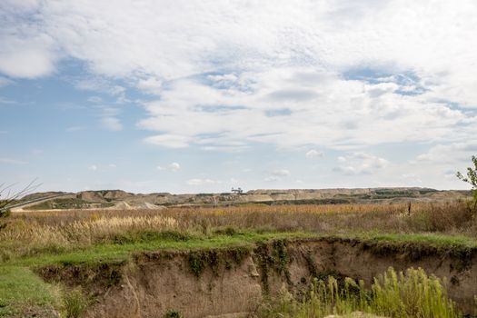 Excavated Soil on the Plain