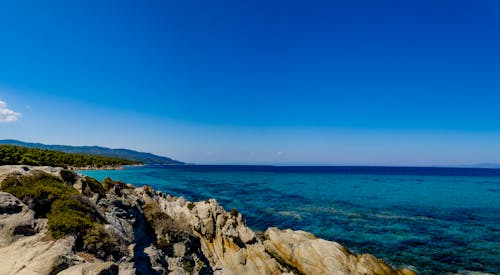 Rocky Coastline of the Sea