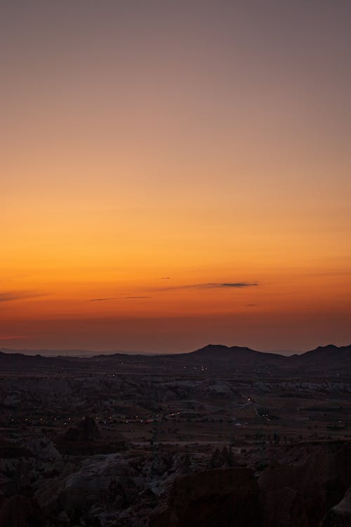 Free stock photo of afterglow, cappadocia, sunset