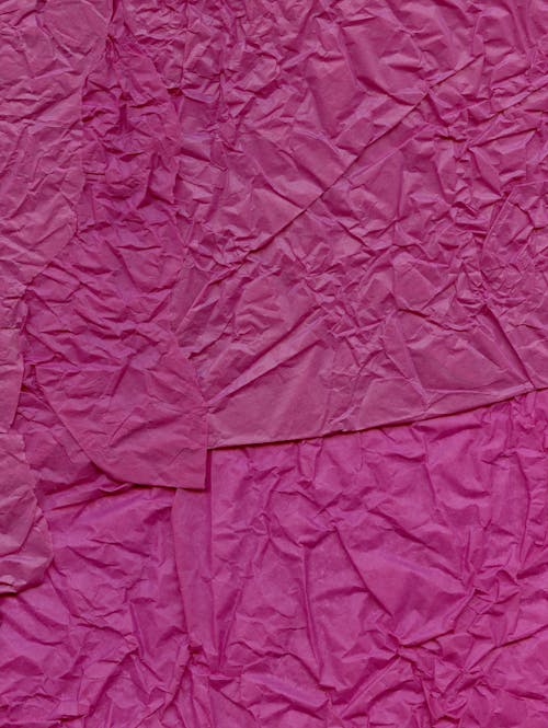 Pink Crumpled Paper