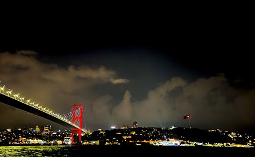 Foto stok gratis bersuasana petang, boğaziçi, bosphorusbridge