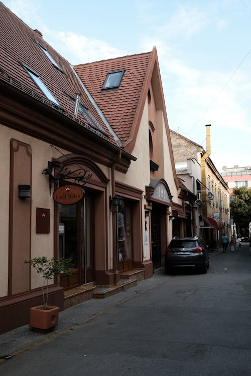 House in Calm Alley in Belgrade, Serbia