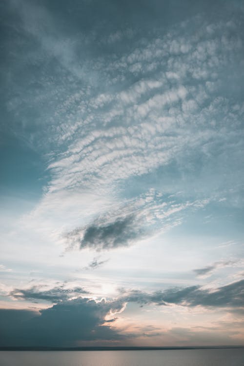 고요한, 구름, 바다의 무료 스톡 사진