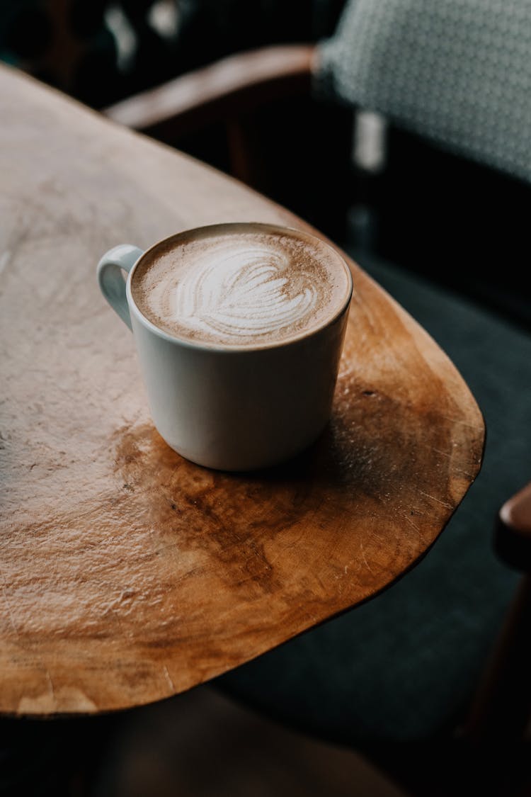 Cup Of Coffee On Table