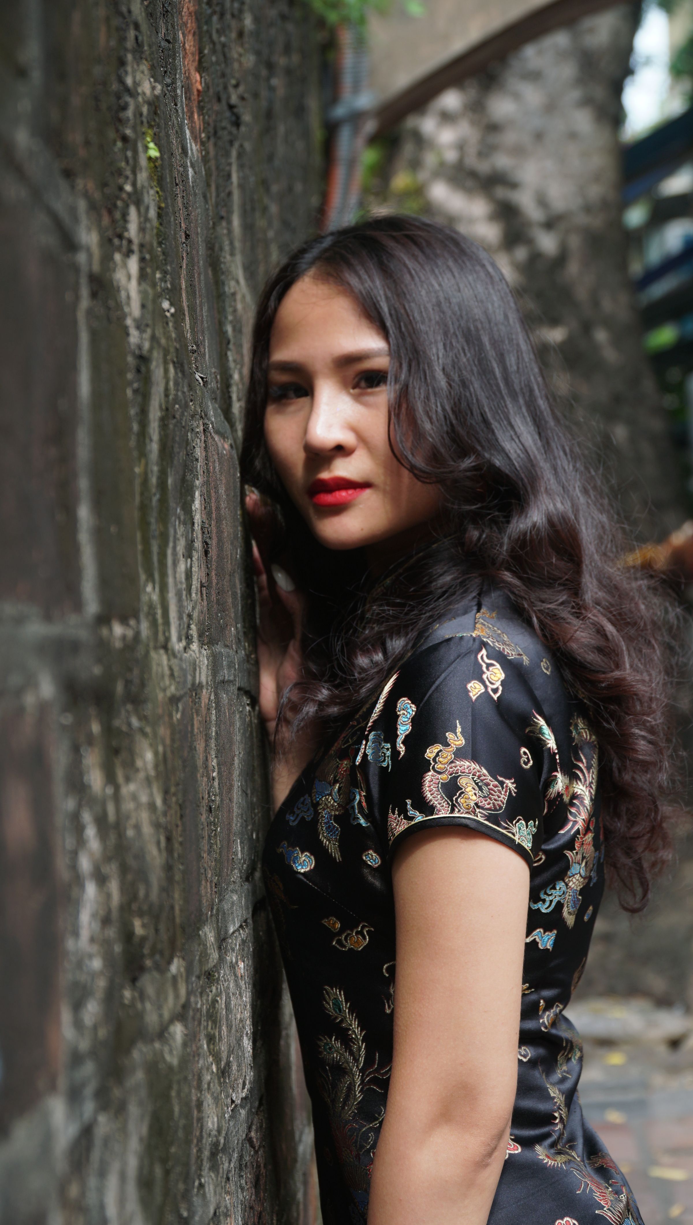 oriental black dress Black Hanfu
