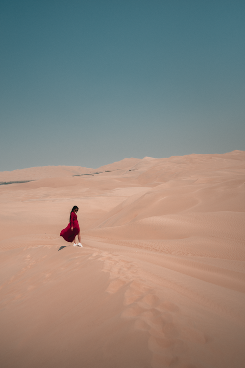 red dress desert Asymmetrical Rubin Red Muslin Dress by Tony Ward  Elilhaam
