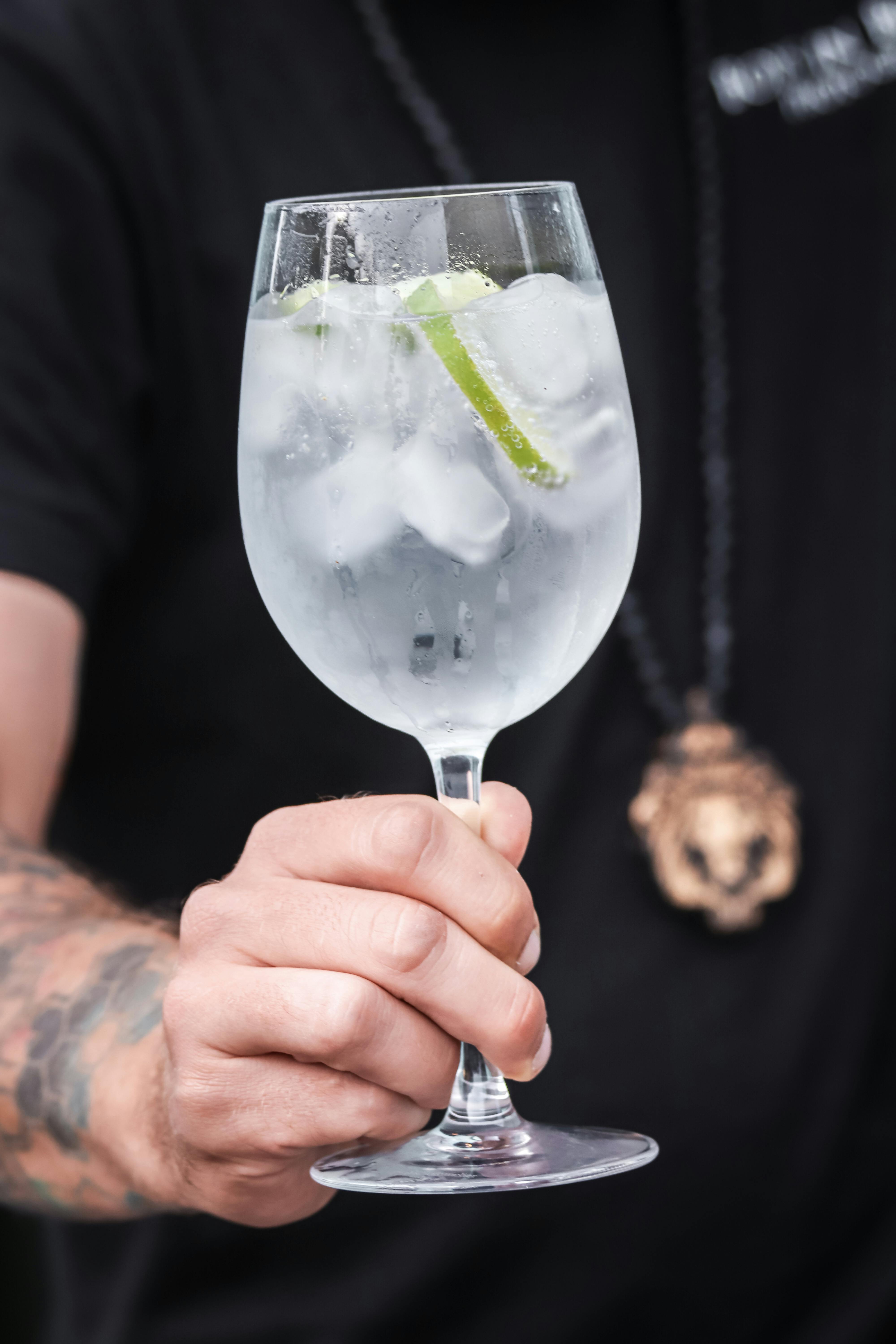 Drinking Glass with Ice Cubes · Free Stock Photo