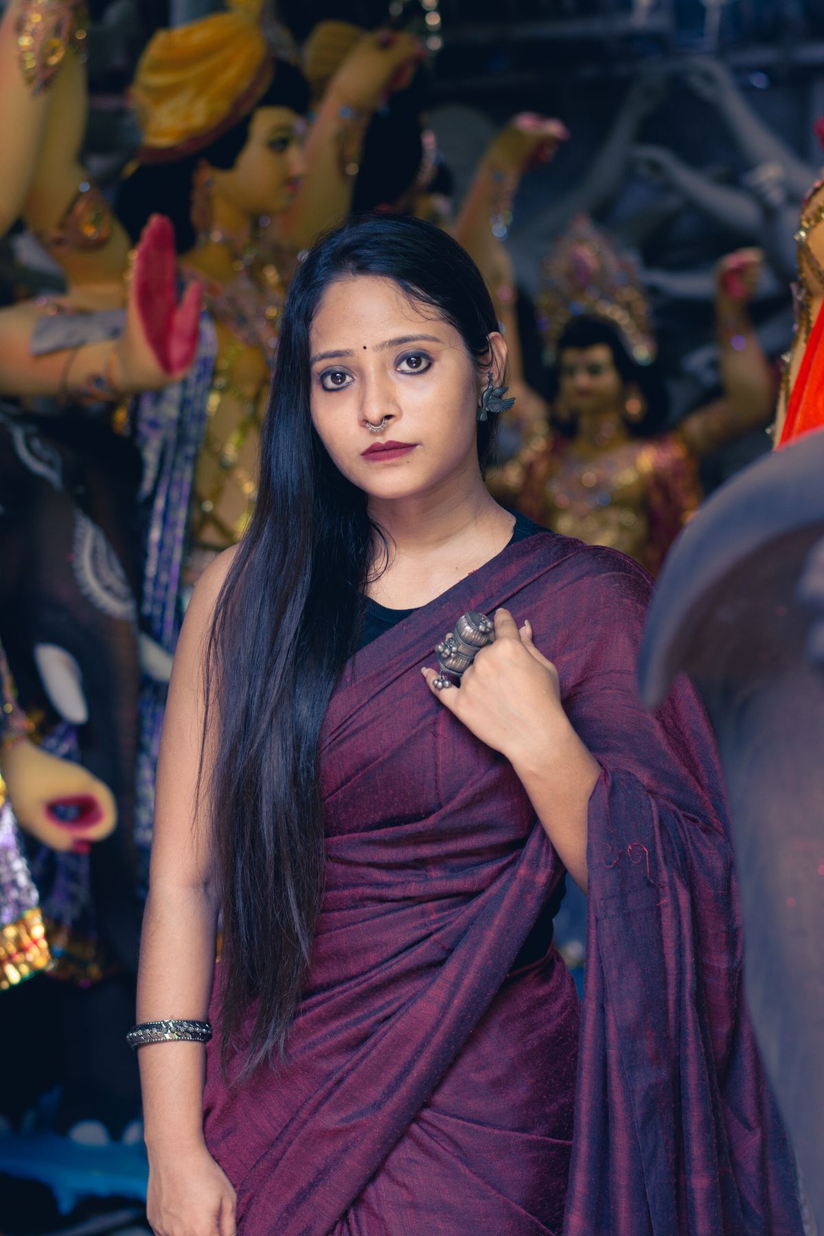 Portrait of Woman in Traditional Clothing · Free Stock Photo