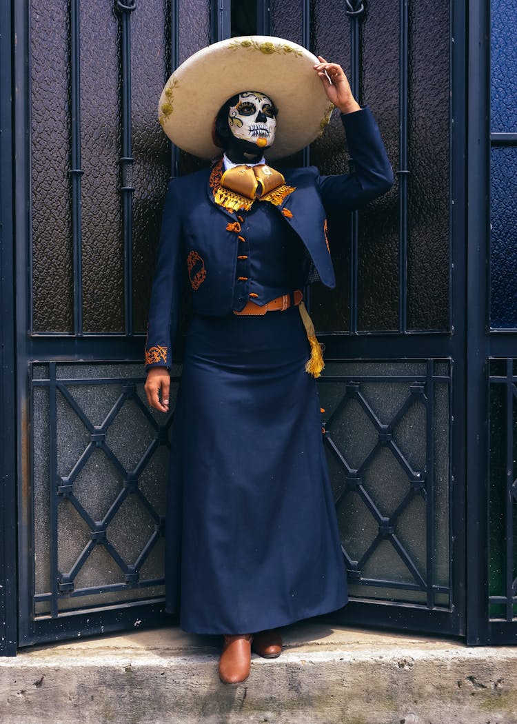 Catrina In Traditional Clothing