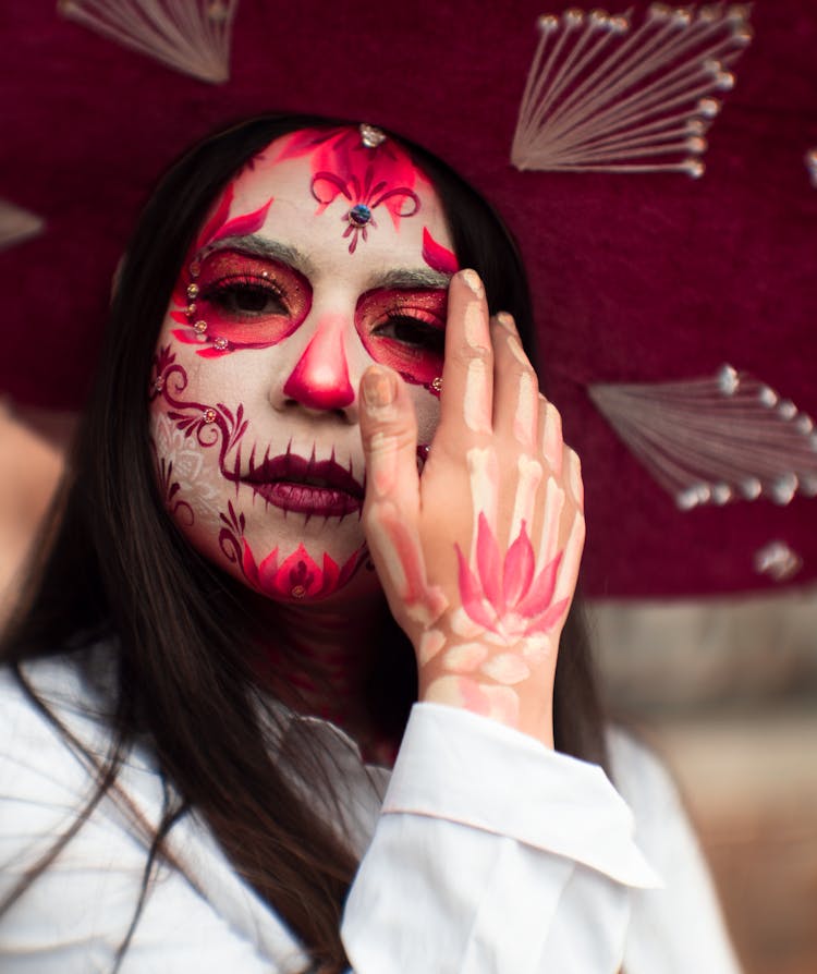 Catrina With Painted Face