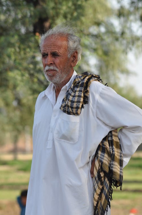 Elderly Man in Traditional Clothing