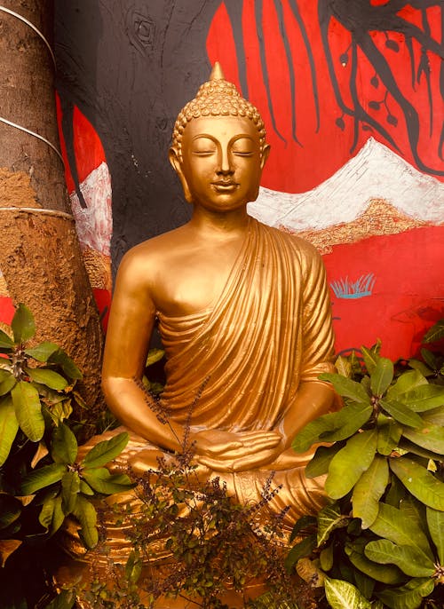 Ingyenes stockfotó aranysárga, Buddha, buddhizmus témában