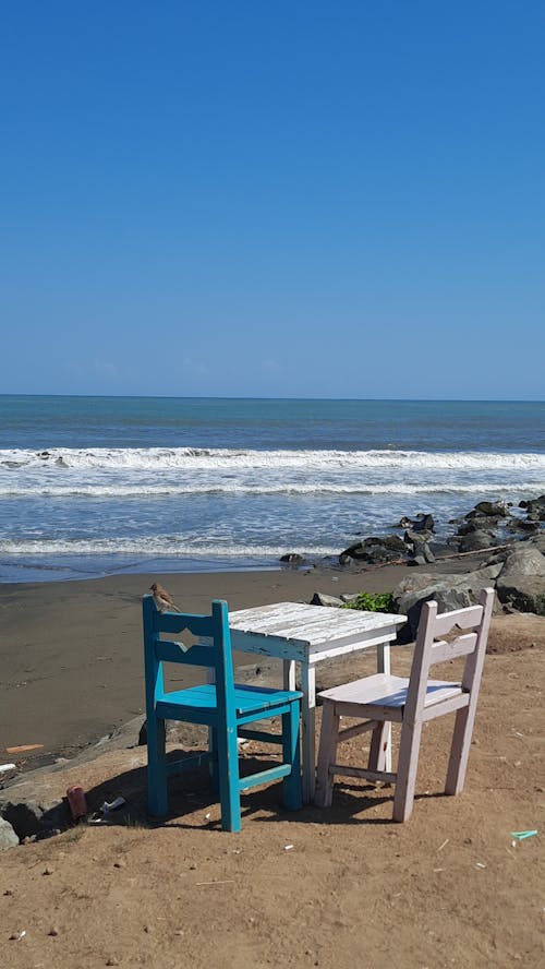 Foto profissional grátis de à beira-mar, areia, beira-mar