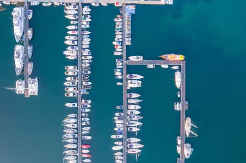 Gratis stockfoto met boten, h2o, luchtfotografie