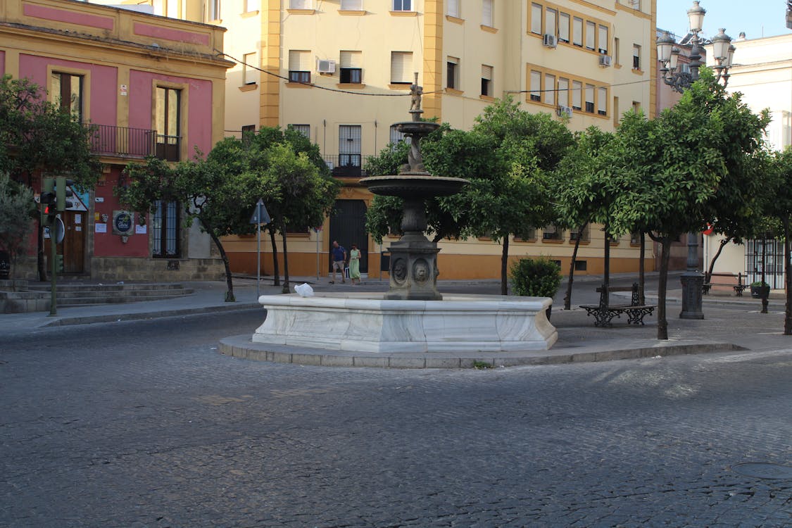 fuente de la plaza de Santiago