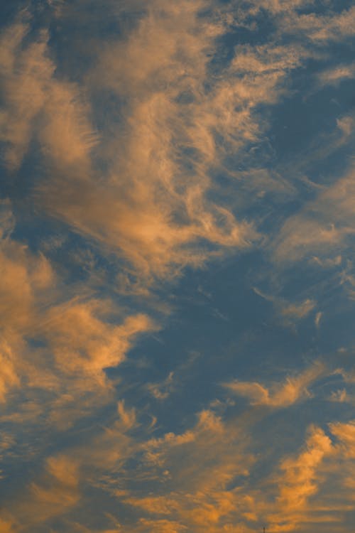 Foto d'estoc gratuïta de abstracte, capvespre, cel blau