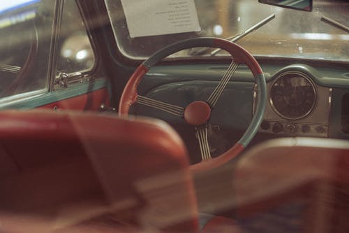 Interior of a Vintage Car