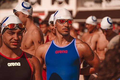 Kostenloses Stock Foto zu athleten, baden, männer