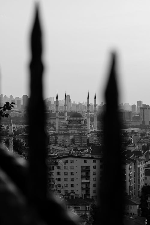 Foto d'estoc gratuïta de ankara, blanc i negre, cases