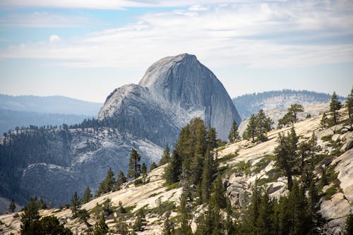 View of Half Dome in Yosemite National Park, California, USA