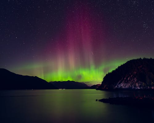Kostnadsfri bild av astronomi, aurora, bergen