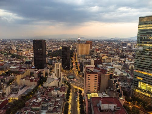 Cityscape of Mexico City, Mexico 