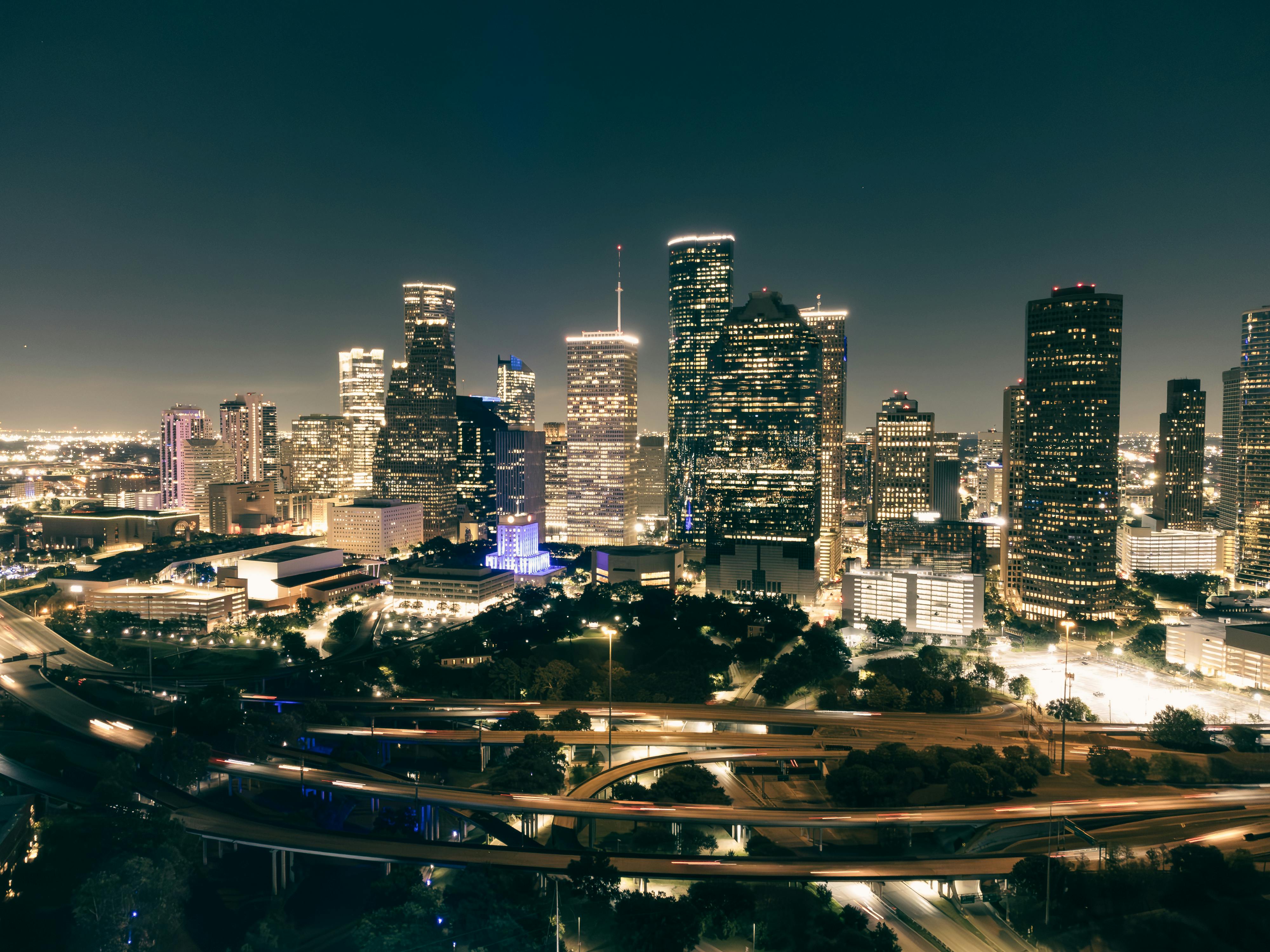 houston skyline - houston web developer