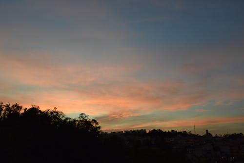 Foto profissional grátis de alvorecer, cair da noite, cidade