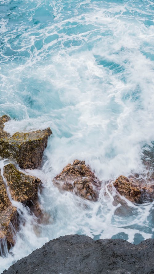 Δωρεάν στοκ φωτογραφιών με rock, αφρώδης, βουτιά