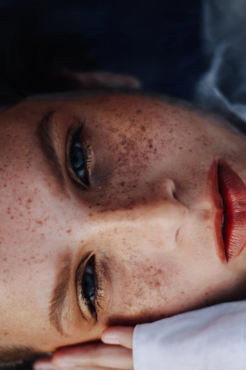 Close-Up Photo of Woman's Face