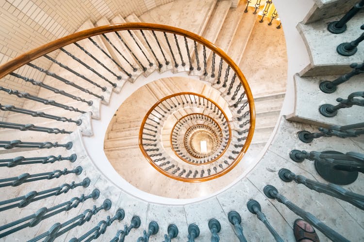 View Of A Spiral Staircase