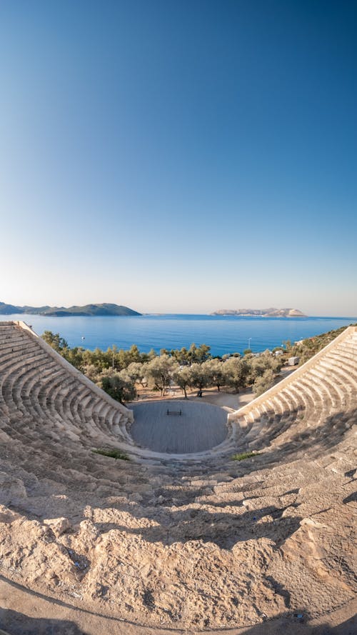 Gratis stockfoto met amfitheater, antalya, archeologie