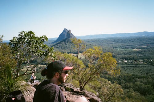 Free stock photo of glasshouse mountains, hiking, mountain view