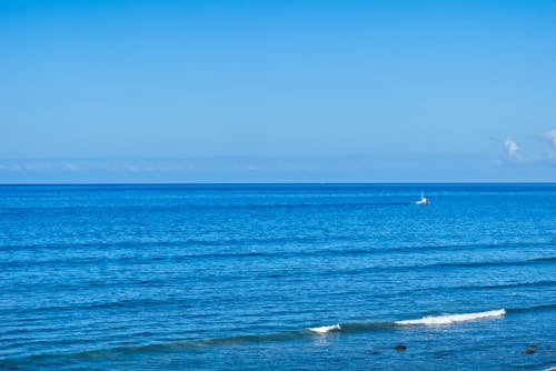 Gratis lagerfoto af atlanterhavet, blå hav, blå himmel