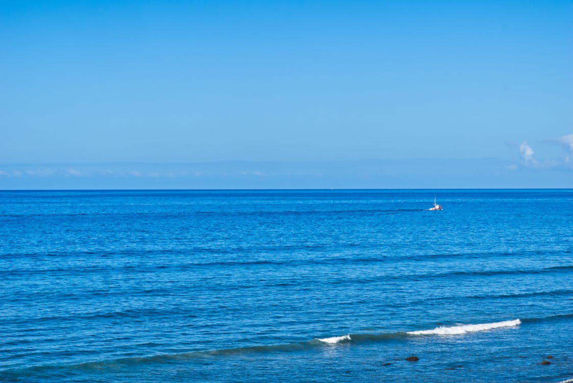 Kostenloses Stock Foto zu atlantischer ozean, blauer himmel, blaues meer