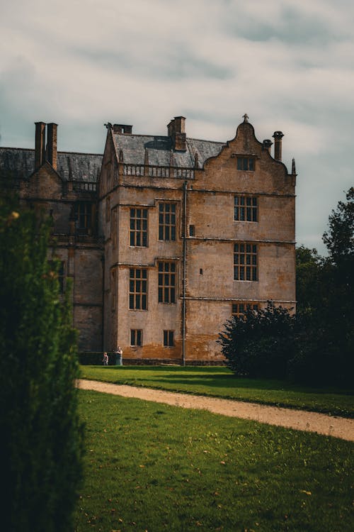 Montacute House in Town in England