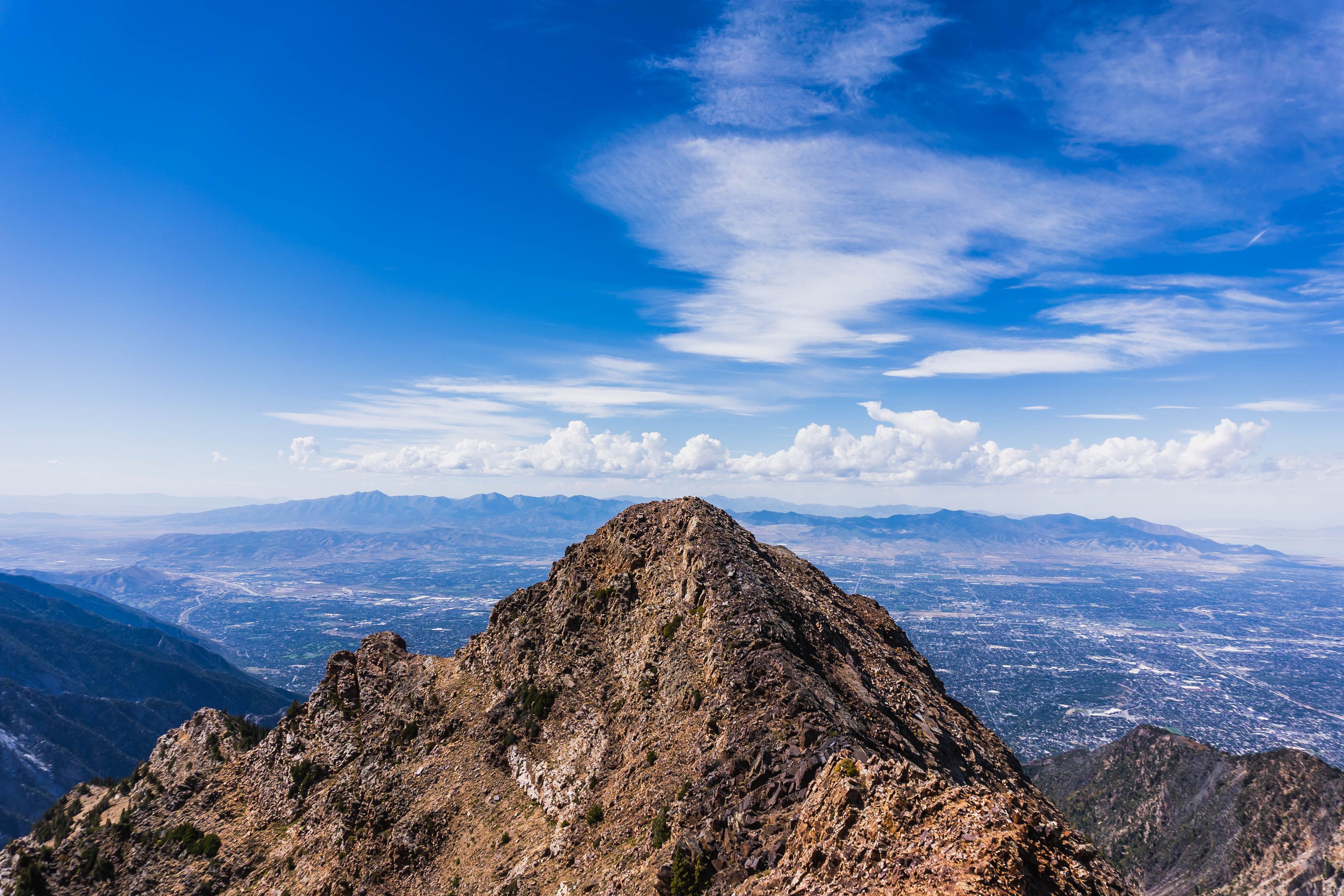 Scenic View of a Mountain Peak · Free Stock Photo