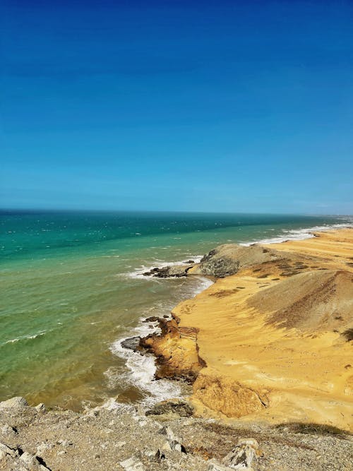 Foto stok gratis batu, berbatu, garis pantai