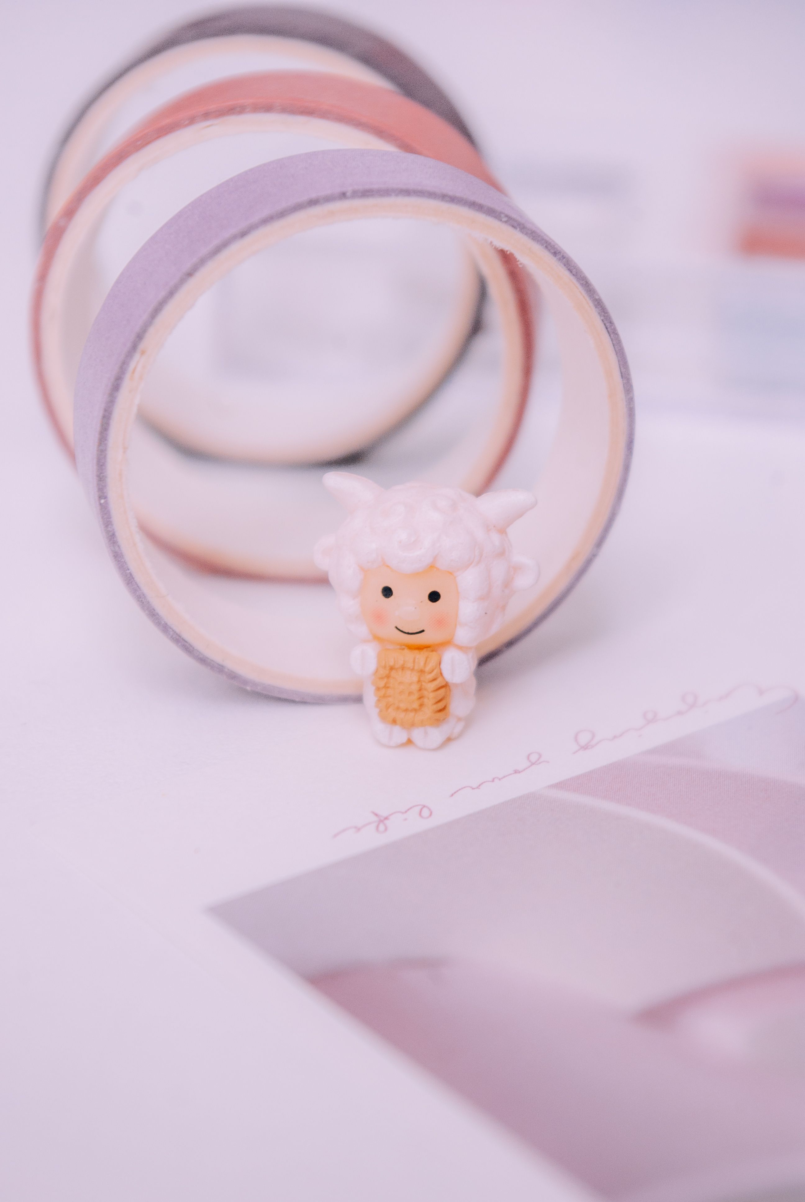 Tapes and Handmade Sheep Figurine · Free Stock Photo
