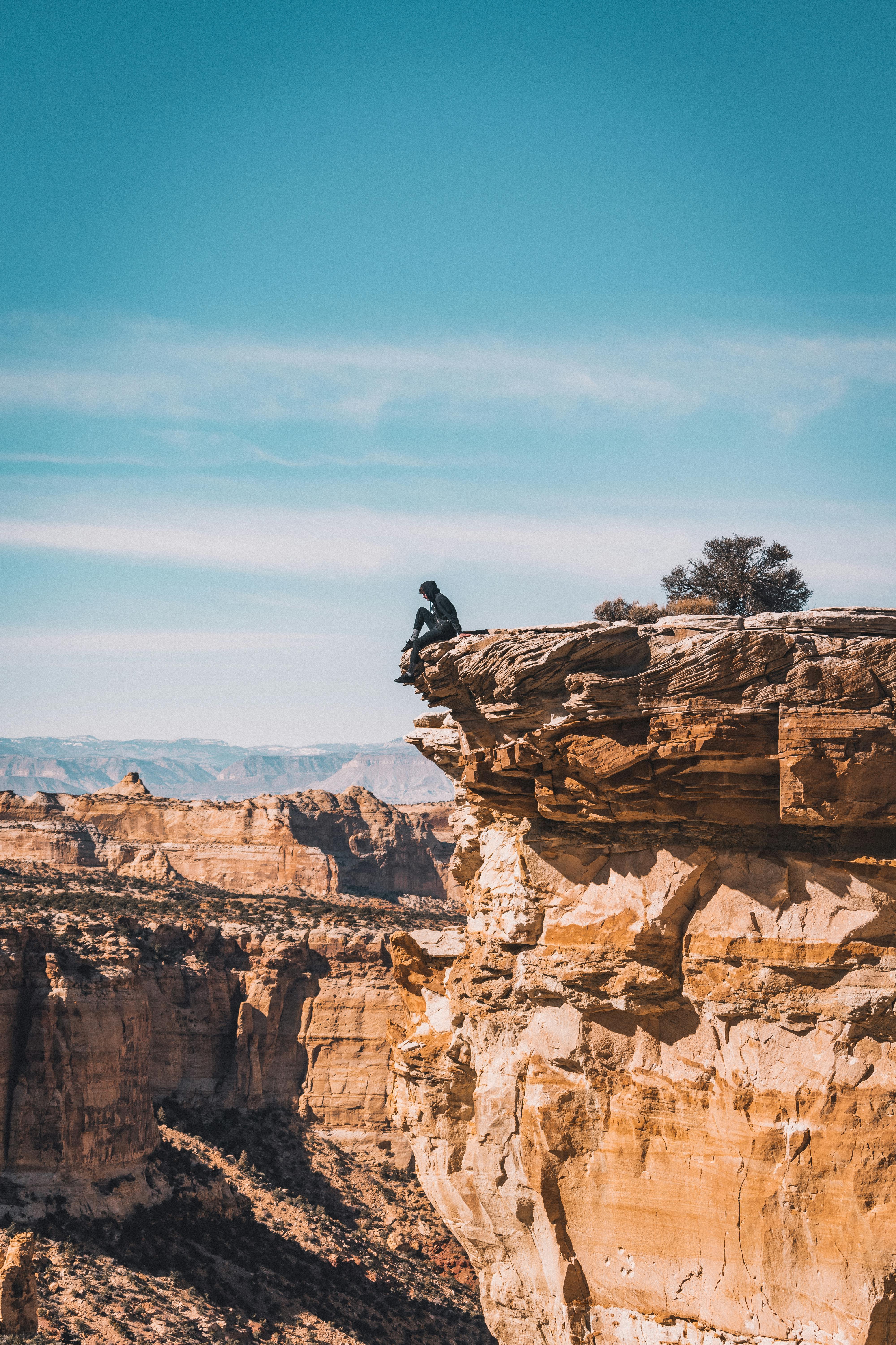 Photo Of Cliff Side During Dawn · Free Stock Photo