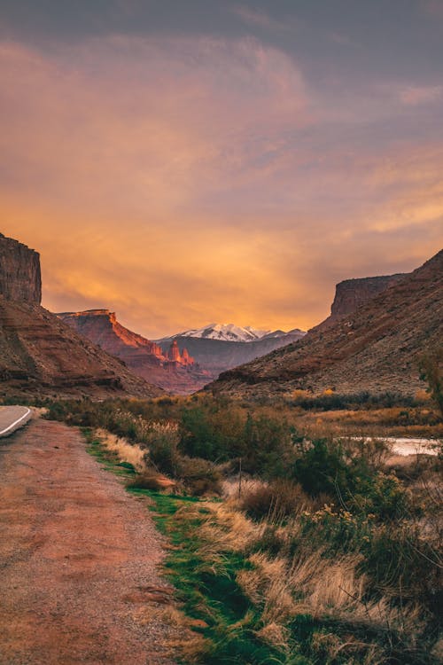 Gratis arkivbilde med canyon, daggry, himmel